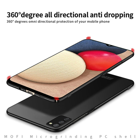 For Samsung Galaxy A02s EU / A03s / M02s / F02s MOFI Frosted PC Ultra-thin Hard Case(Blue)