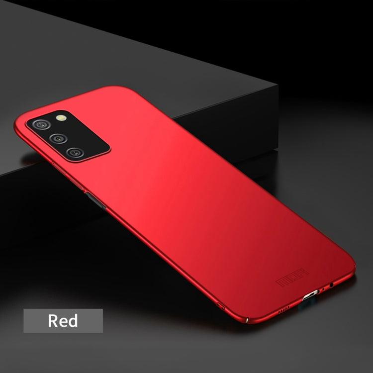 For Samsung Galaxy A02s EU / A03s / M02s / F02s MOFI Frosted PC Ultra-thin Hard Case(Red)