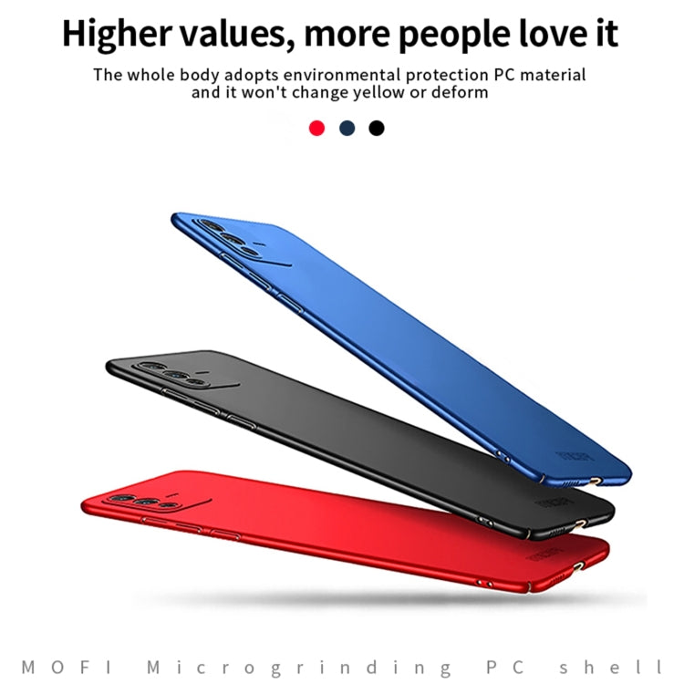 For vivo V23 5G / S12 MOFI Frosted PC Ultra-thin Hard Case(Red)