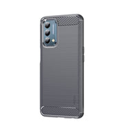 For Oneplus Nord N200 5G MOFI Gentleness Series Brushed Texture Carbon Fiber Soft TPU Phone Case(Gray)