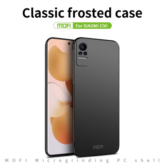 For Xiaomi Civi MOFI Frosted PC Ultra-thin Hard Case(Black)