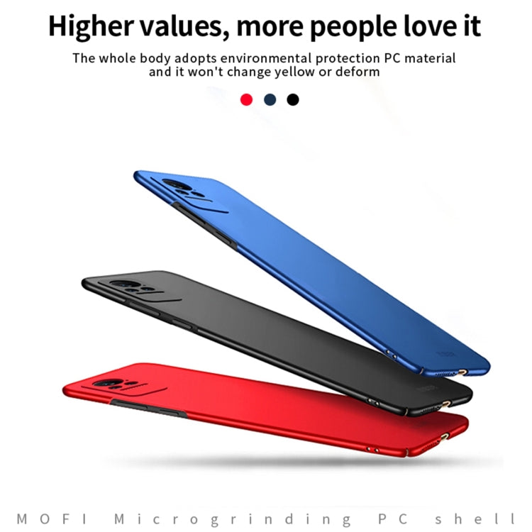 For Xiaomi Civi MOFI Frosted PC Ultra-thin Hard Case(Black)
