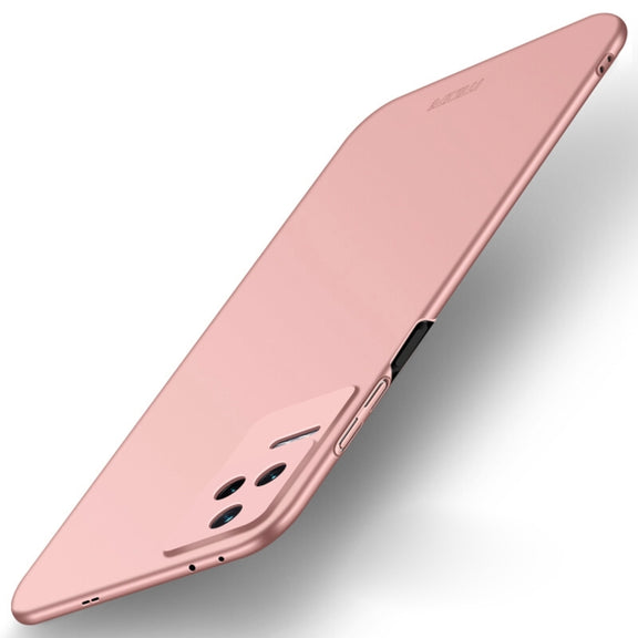 For Xiaomi Redmi K50 / K50 Pro MOFI Frosted PC Ultra-thin Hard  Phone Case(Rose Gold)