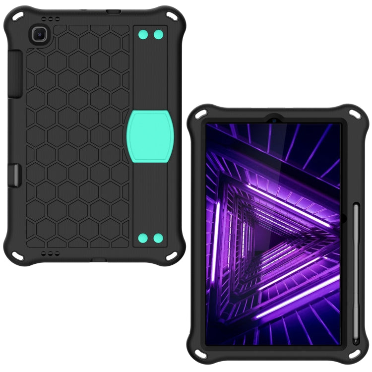 For Lenovo X306 / X606 / K10 Honeycomb EVA + PC Shockproof Tablet Case with Strap(Black+Mint Green)