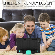 For Lenovo X306 / X606 / K10 Honeycomb EVA + PC Shockproof Tablet Case with Strap(Black+Mint Green)