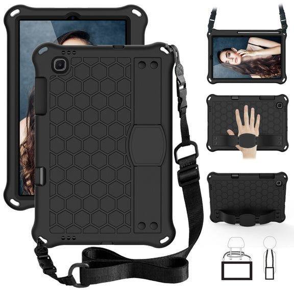 For Lenovo X306 / X606 / K10 Honeycomb EVA + PC Shockproof Tablet Case with Strap(Black+Black)