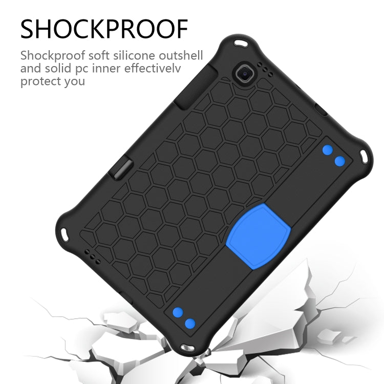 For Lenovo X306 / X606 / K10 Honeycomb EVA + PC Shockproof Tablet Case with Strap(Black+Blue)