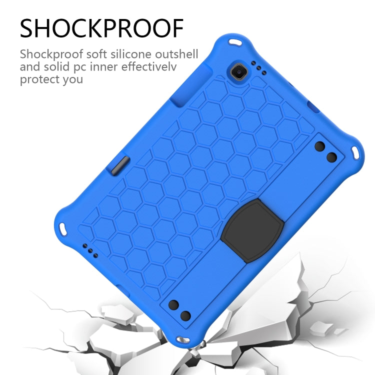 For Lenovo X306 / X606 / K10 Honeycomb EVA + PC Shockproof Tablet Case with Strap(Blue+Black)