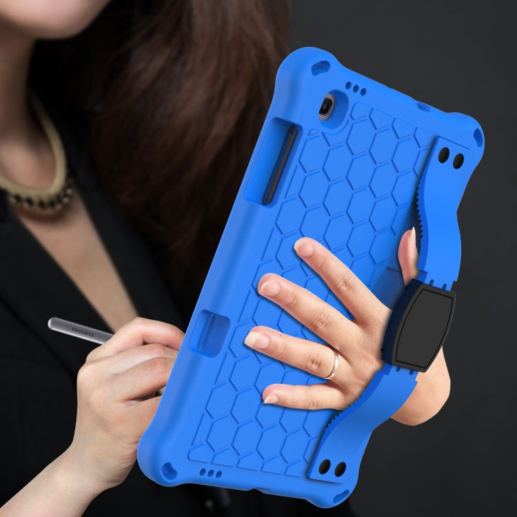For Lenovo X306 / X606 / K10 Honeycomb EVA + PC Shockproof Tablet Case with Strap(Blue+Black)