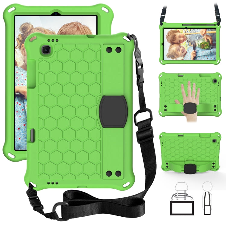 For Lenovo X306 / X606 / K10 Honeycomb EVA + PC Shockproof Tablet Case with Strap(Green+Black)
