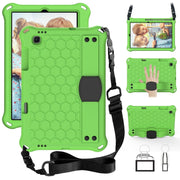 For Lenovo X306 / X606 / K10 Honeycomb EVA + PC Shockproof Tablet Case with Strap(Green+Black)