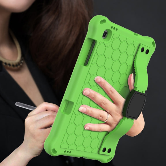 For Lenovo X306 / X606 / K10 Honeycomb EVA + PC Shockproof Tablet Case with Strap(Green+Black)