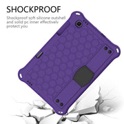 For Lenovo X306 / X606 / K10 Honeycomb EVA + PC Shockproof Tablet Case with Strap(Purple+Black)