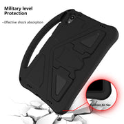 For Motorola Moto Tab G70 EVA Shockproof Tablet Case with Holder(Black)