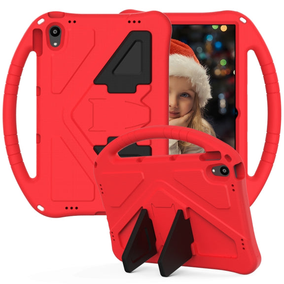 For Motorola Moto Tab G70 EVA Shockproof Tablet Case with Holder(Red)