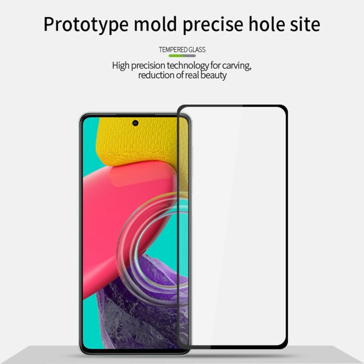 For Samsung Galaxy M53 5G MOFI 9H 2.5D Full Screen Tempered Glass Film(Black)