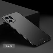 For OPPO Find X5 MOFI Frosted PC Ultra-thin Hard Case(Black)