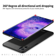 For OPPO Find X5 MOFI Frosted PC Ultra-thin Hard Case(Blue)