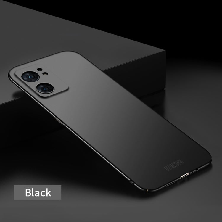 For OPPO Find X5 MOFI Frosted PC Ultra-thin Hard Case(Black)