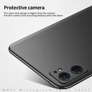 For OPPO Find X5 Lite / Reno7 Global MOFI Frosted PC Ultra-thin Hard Case(Blue)