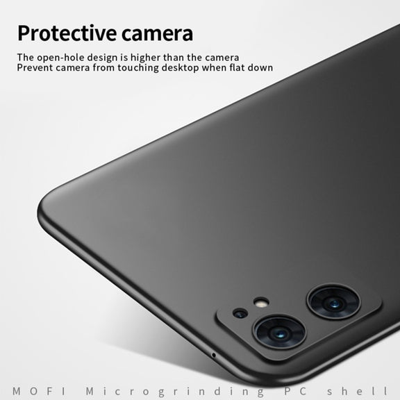 For OPPO Find X5 Lite / Reno7 Global MOFI Frosted PC Ultra-thin Hard Case(Blue)