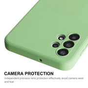For Samsung Galaxy A32 5G ENKAY Liquid Silicone Soft Shockproof Phone Case(Light Green)
