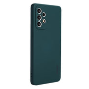 For Samsung Galaxy A73 5G ENKAY Liquid Silicone Soft Shockproof Phone Case(Dark Green)