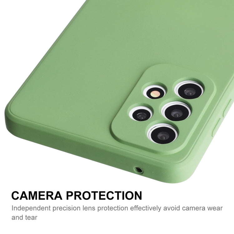 For Samsung Galaxy A73 5G ENKAY Liquid Silicone Soft Shockproof Phone Case(Black)