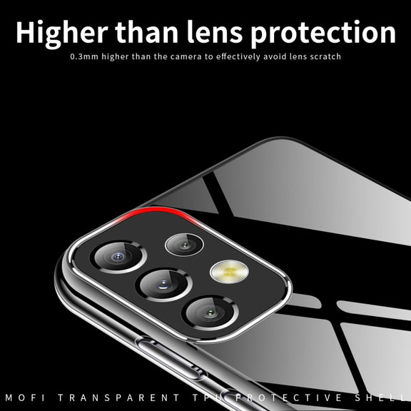 For Samsung Galaxy A33 5G MOFI Ming Series Ultra-thin TPU Phone Case(Transparent)