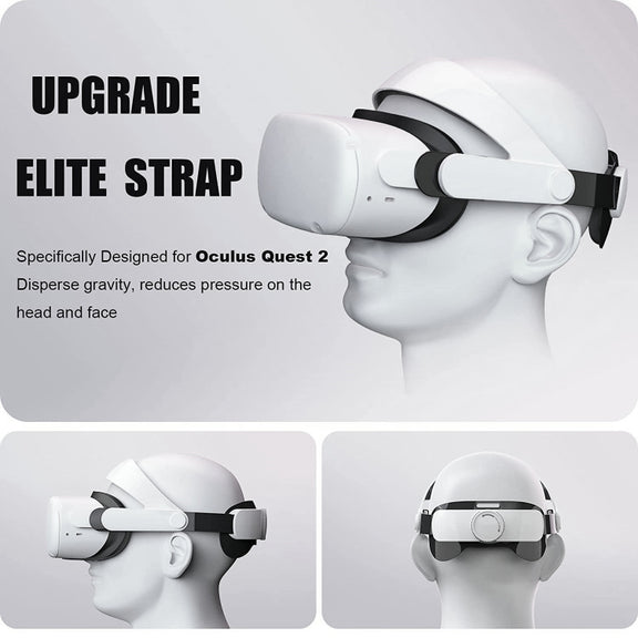 For Oculus Quest2 VR Glasses Decompression Comfort Adjustable Replacement Headset