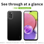For Samsung Galaxy A03s EU 164.2mm MOFI Ming Series Ultra-thin TPU Phone Case(Transparent)