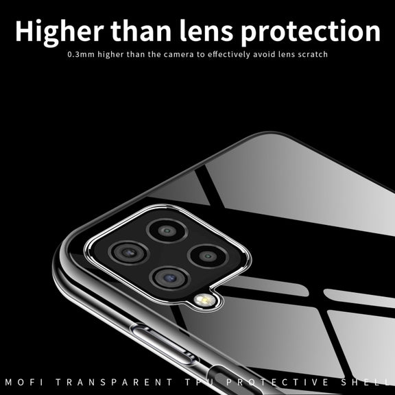 For Samsung Galaxy A22 4G MOFI Ming Series Ultra-thin TPU Phone Case(Transparent)