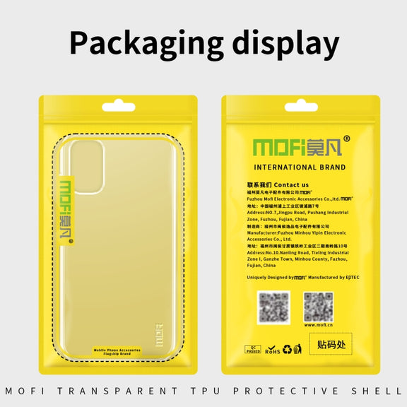For Samsung Galaxy A22 4G MOFI Ming Series Ultra-thin TPU Phone Case(Transparent)