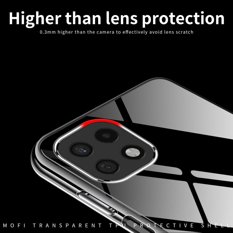 For Samsung Galaxy A22 5G MOFI Ming Series Ultra-thin TPU Phone Case(Transparent)