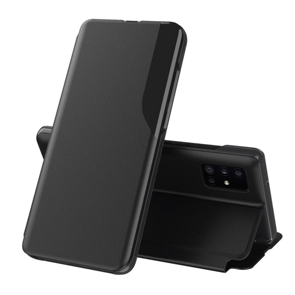 For Samsung Galaxy A23 4G Attraction Flip Holder Leather Phone Case(Black)