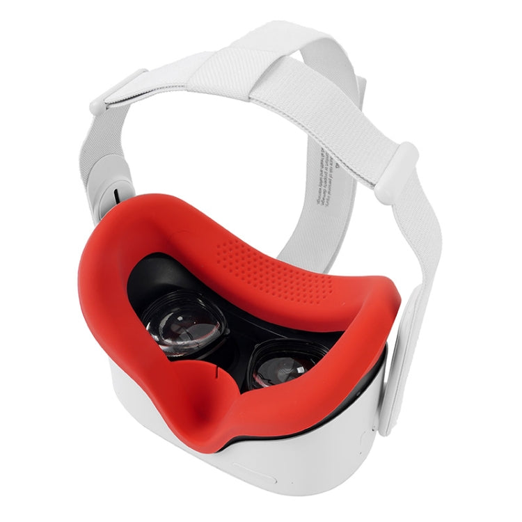 JD-391215 Suitable for Oculus Quest2 Generation VR Eye Mask Silicone Cover + Lens Cover Set(black)