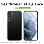 For Samsung Galaxy S22+ 5G MOFI Ming Series Ultra-thin TPU Phone Case(Transparent)