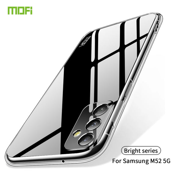 For Samsung Galaxy M52 5G MOFI Ming Series Ultra-thin TPU Phone Case(Transparent)