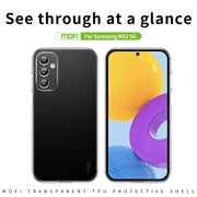 For Samsung Galaxy M52 5G MOFI Ming Series Ultra-thin TPU Phone Case(Transparent)