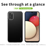 For Samsung Galaxy A02s EU 164mm MOFI Ming Series Ultra-thin TPU Phone Case(Transparent)