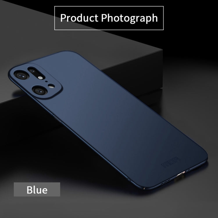 For OPPO Find X5 Pro MOFI Frosted PC Ultra-thin Hard Case(Blue)