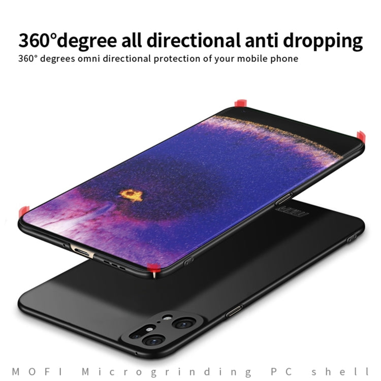 For OPPO Find X5 Pro MOFI Frosted PC Ultra-thin Hard Case(Blue)