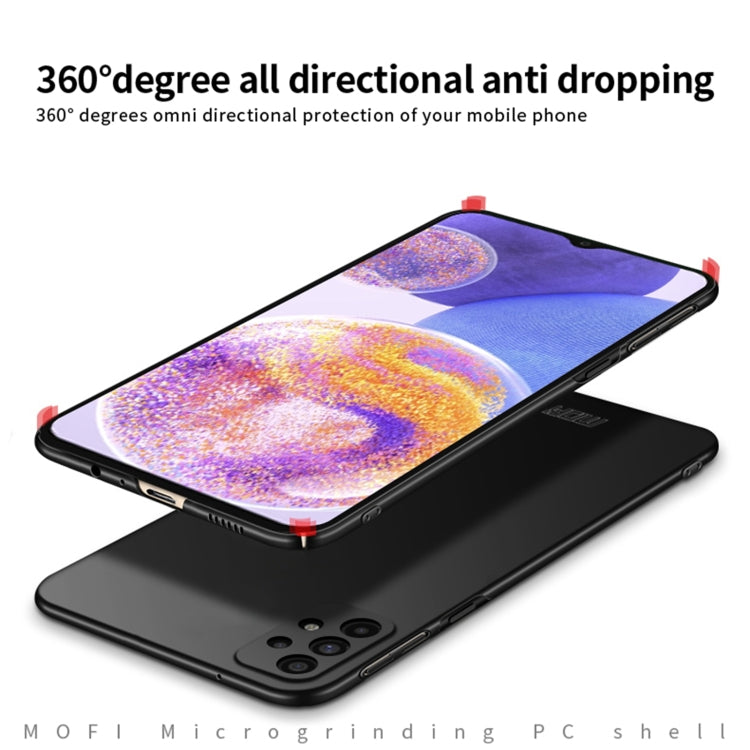 For Samsung Galaxy A23 4G MOFI Frosted PC Ultra-thin Hard Case(Gold)
