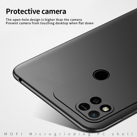 For Xiaomi Redmi 10A MOFI Frosted PC Ultra-thin Hard Case(Gold)