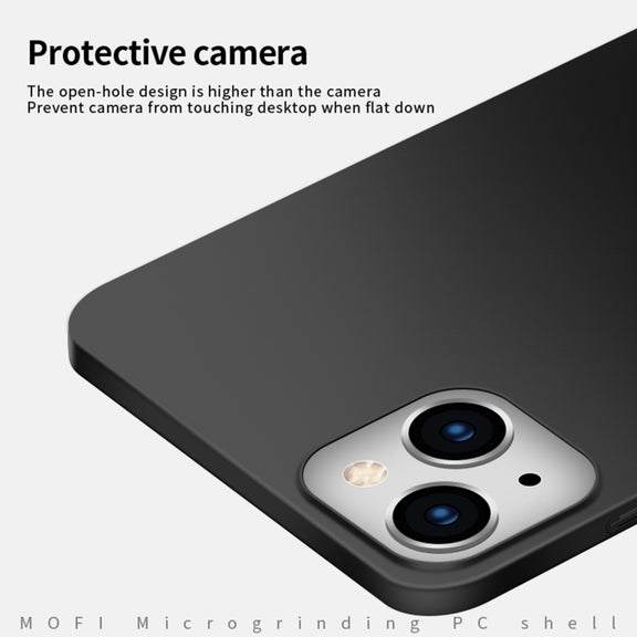 For iPhone 14 Plus MOFI Frosted PC Ultra-thin Hard Case  (Red)