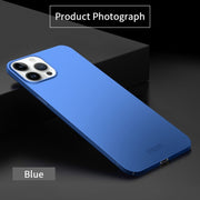 For iPhone 14 Pro MOFI Frosted PC Ultra-thin Hard Case (Blue)