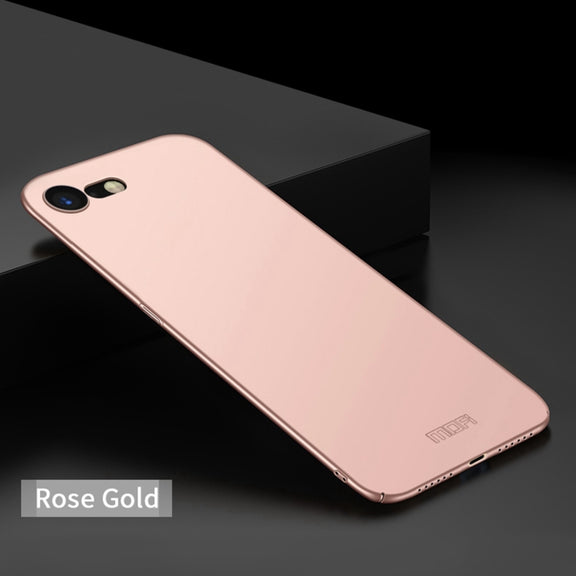 For iPhone SE 2022 / 2020 MOFI Frosted PC Ultra-thin Hard Case(Rose Gold)
