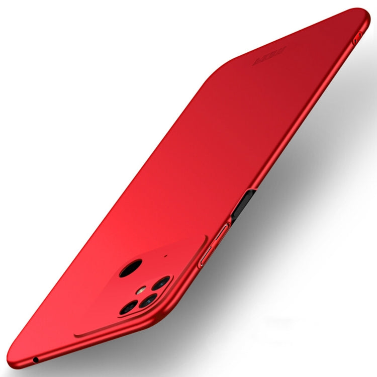 For Xiaomi Redmi 10C / Redmi 10 Power MOFI Frosted PC Ultra-thin Hard Case(Red)