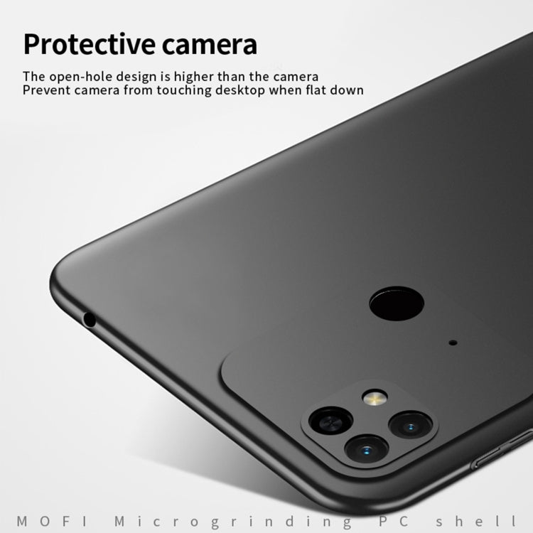 For Xiaomi Redmi 10C / Redmi 10 Power MOFI Frosted PC Ultra-thin Hard Case(Red)