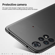 For Xiaomi POCO M4 Pro 4G MOFI Frosted PC Ultra-thin Hard Case(Blue)